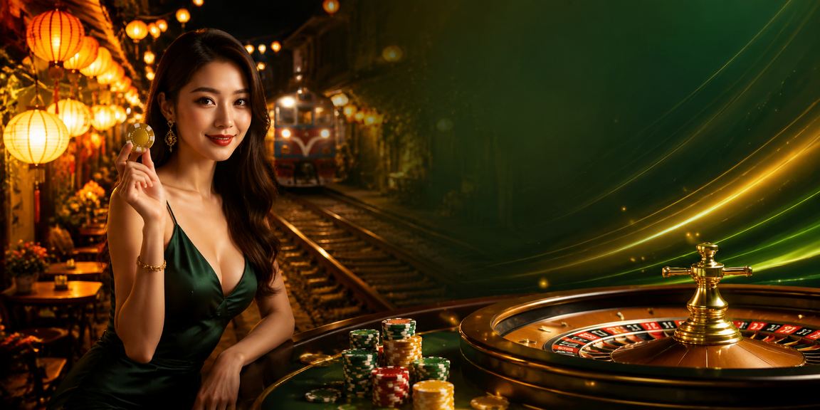 Đèn lồng Hà Nội lung linh bên bàn roulette trực tuyến trong đêm lễ hội